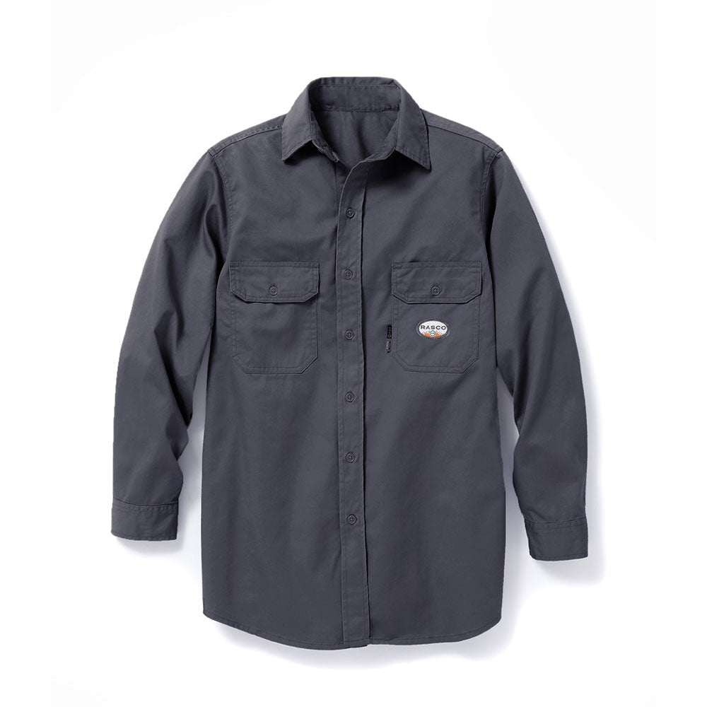 Rasco FR Men's Gray Uniform Shirt GFB750