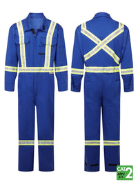 Thumbnail for IFR Avenger Blue 7 oz Men's FR Coveralls ASB3108