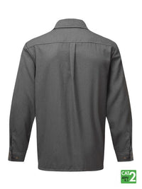 Thumbnail for IFR Men's Gray FR Westex® DH Air 5.5 Oz Deluxe Work Shirt DHPGY650