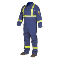 Thumbnail for Forcefield FR Treated 100% Cotton Royal Coverall with Reflective Tape 024-FRCBU-