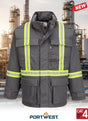 Men's Bizflame Grey 88/12 Insulated FR Winter Parka FR612GR