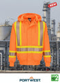 Men's Bizflame Orange Knit 4" 10 oz FR Hoodie Style FR747OR