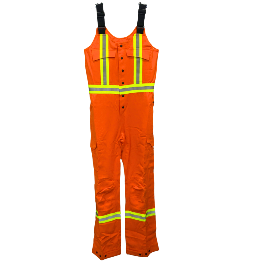 Premium Orange AR/FR Unlined Bib Overalls