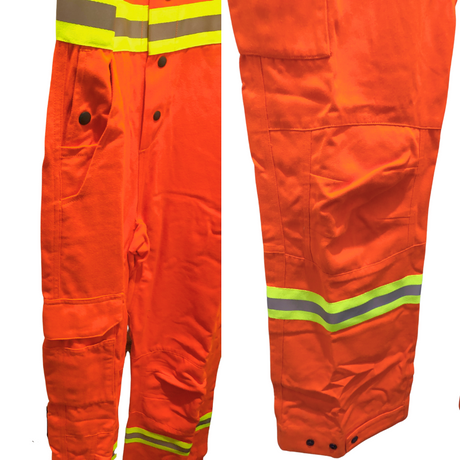 Premium Orange AR/FR Unlined Bib Overalls