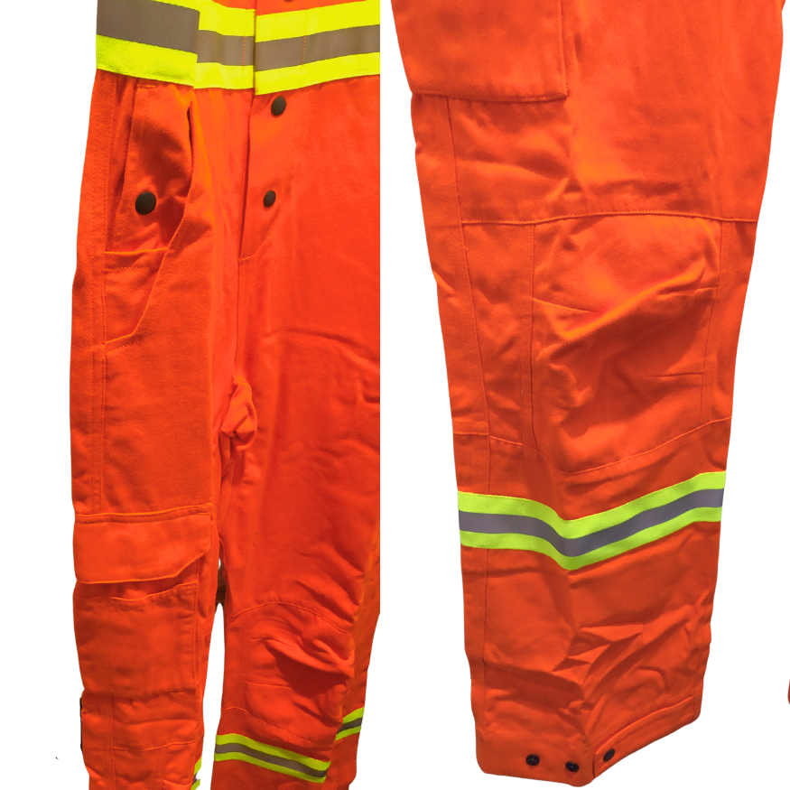 Premium Orange AR/FR Unlined Bib Overalls