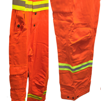 Thumbnail for Premium Orange AR/FR Unlined Bib Overalls