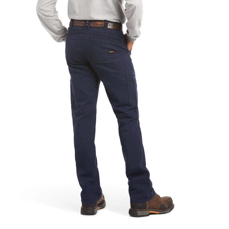 Ariat FR M5 Straight-Leg Stretch Dura-Light Navy Canvas Pant 10034648