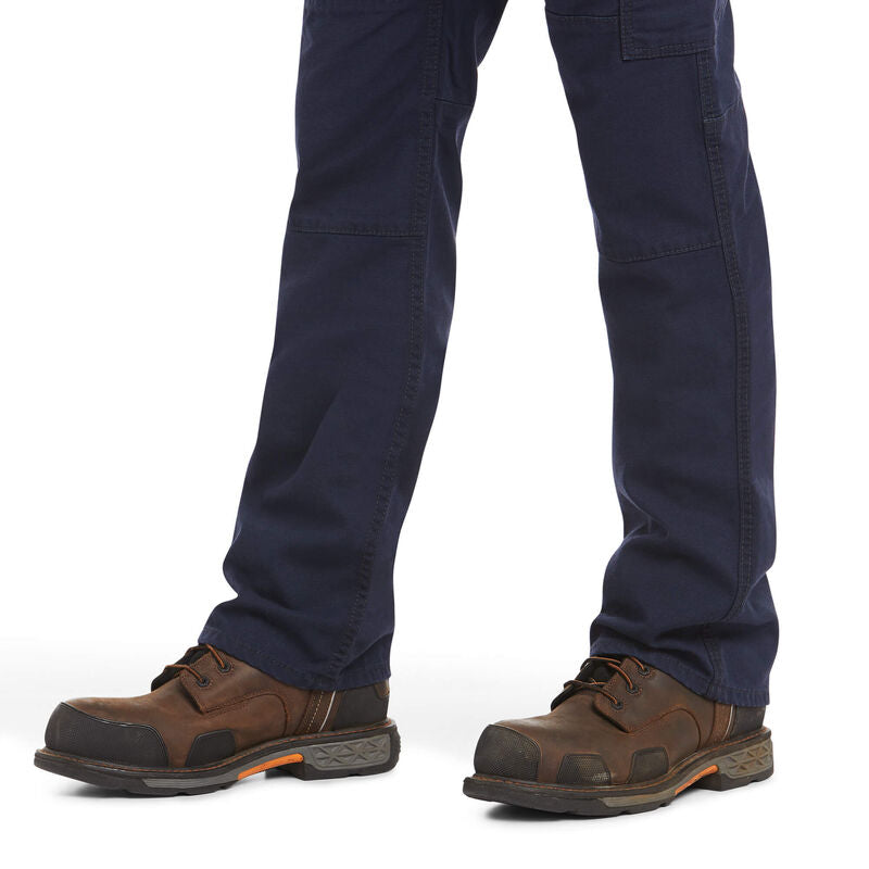 Ariat FR M5 Straight-Leg Stretch Dura-Light Navy Canvas Pant 10034648