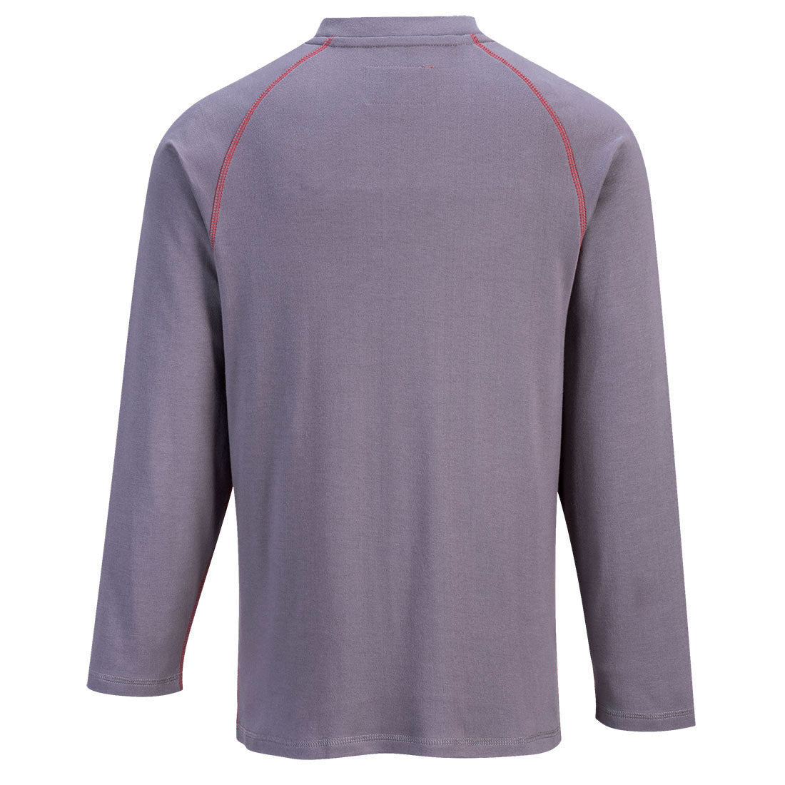 PORTWEST Crew Gray Long Sleeve FR T Shirt FR01