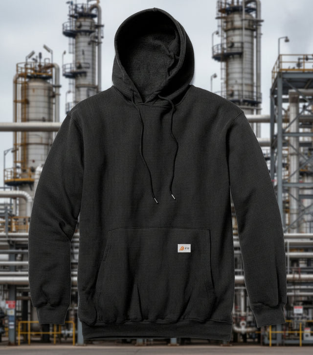 Rasco FR Black FR Polartec Pullover Hoodie FR2102UBK