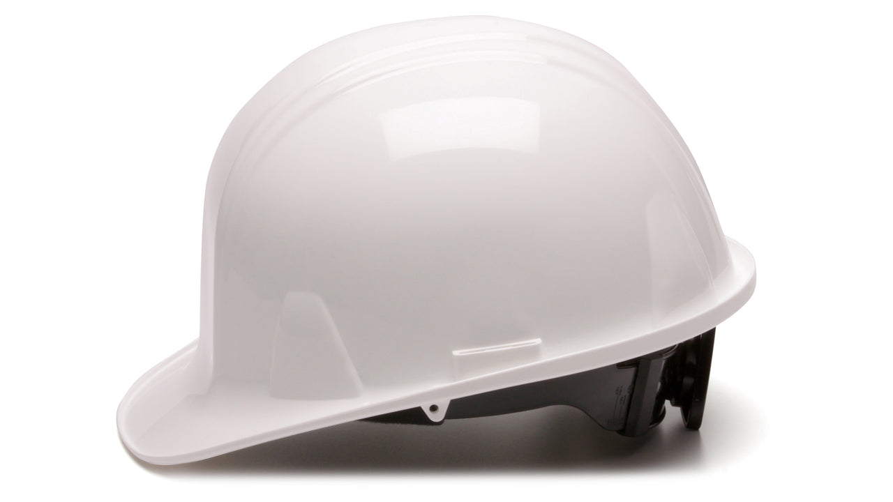 Pyramex White SL Standard Hard Hat 4 Point HP14010