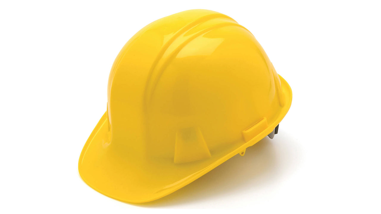 Pyramex Yellow SL Standard Hard Hat 4 Point HP14130