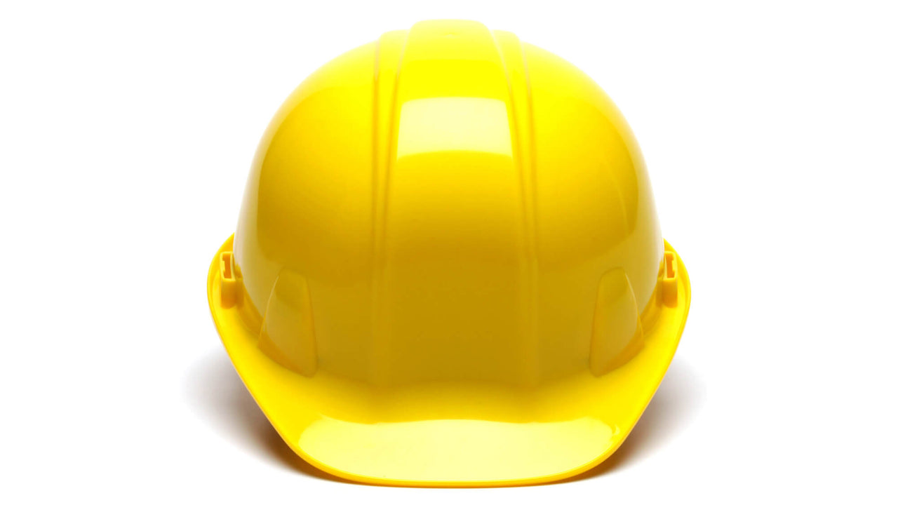 Pyramex Yellow SL Standard Hard Hat 4 Point HP14130