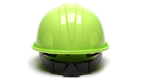 Thumbnail for Pyramex Hi Vis Lime SL Standard Hard Hat 4 Point HP14131