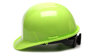 Thumbnail for Pyramex Hi Vis Lime SL Standard Hard Hat 4 Point HP14131