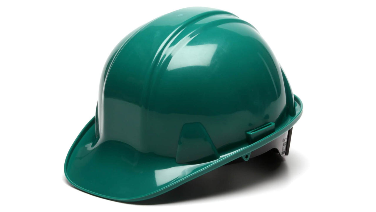 Pyramex Green SL Standard Hard Hat 4 Point HP14135
