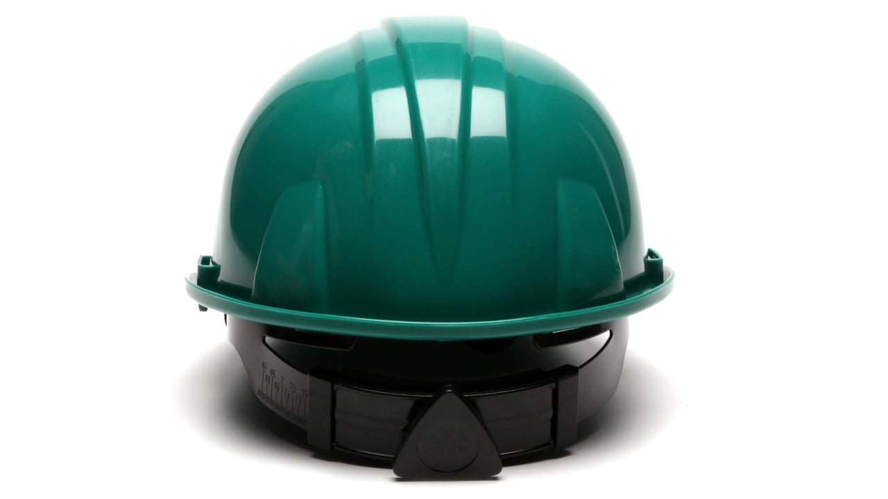 Pyramex Green SL Standard Hard Hat 4 Point HP14135