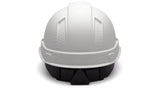Pyramex Matte White Graphite Ridgeline Standard Hard Hat HP44116C