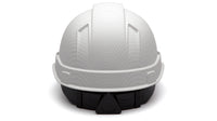 Thumbnail for Pyramex Matte White Graphite Ridgeline Standard Hard Hat HP44116C