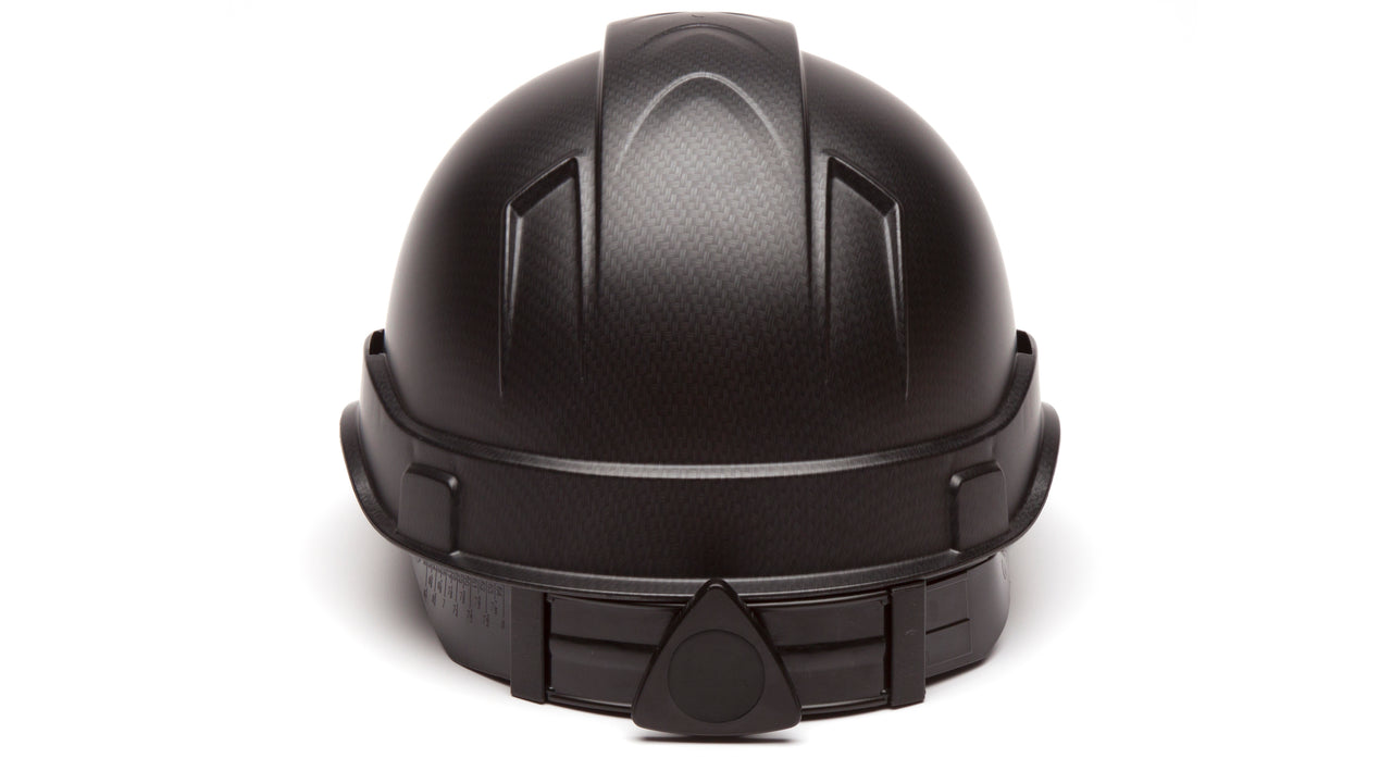 Pyramex Black Graphite Ridgeline Standard Hard Hat HP44117C