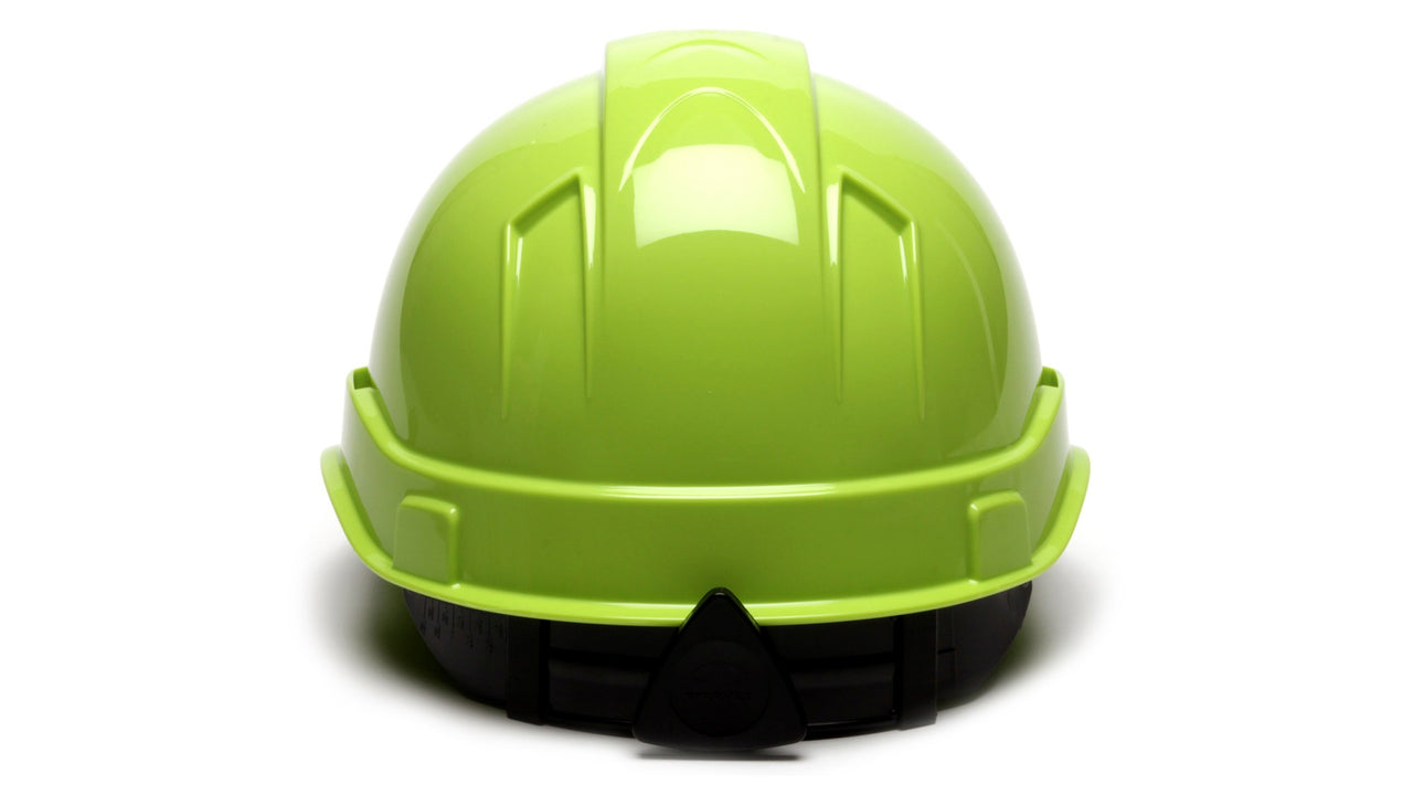 Pyramex Hi Vis Lime Ridgeline Standard 4 Pt Ratchet Suspension HP44131CH