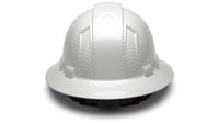 Thumbnail for Pyramex Shiny White Ridgeline Full Brim Hard Hat HP54116S