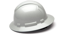 Thumbnail for Pyramex Shiny White Ridgeline Full Brim Hard Hat HP54116S