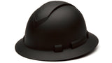 Pyramex Black Graphite Ridgeline Full Brim Hard Hat HP54117