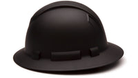 Thumbnail for Pyramex Black Graphite Ridgeline Full Brim Hard Hat HP54117