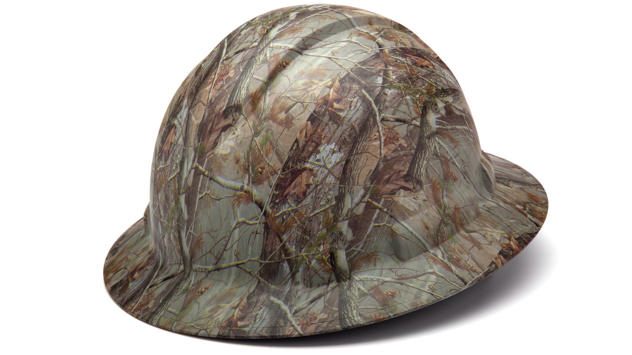 Pyramex Matte Camo Ridgeline Full Brim Hard Hat HP54119