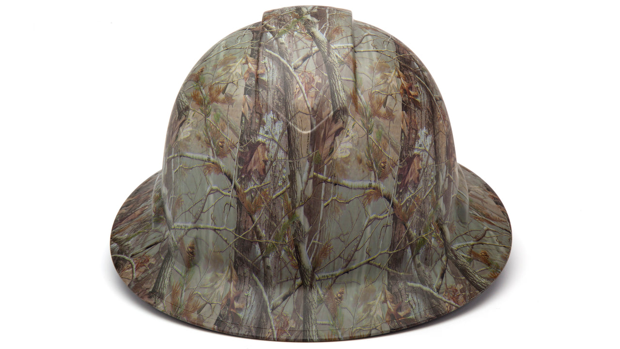 Pyramex Matte Camo Ridgeline Full Brim Hard Hat HP54119