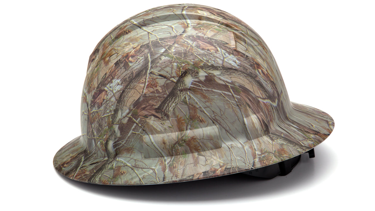 Pyramex Matte Camo Ridgeline Full Brim Hard Hat HP54119