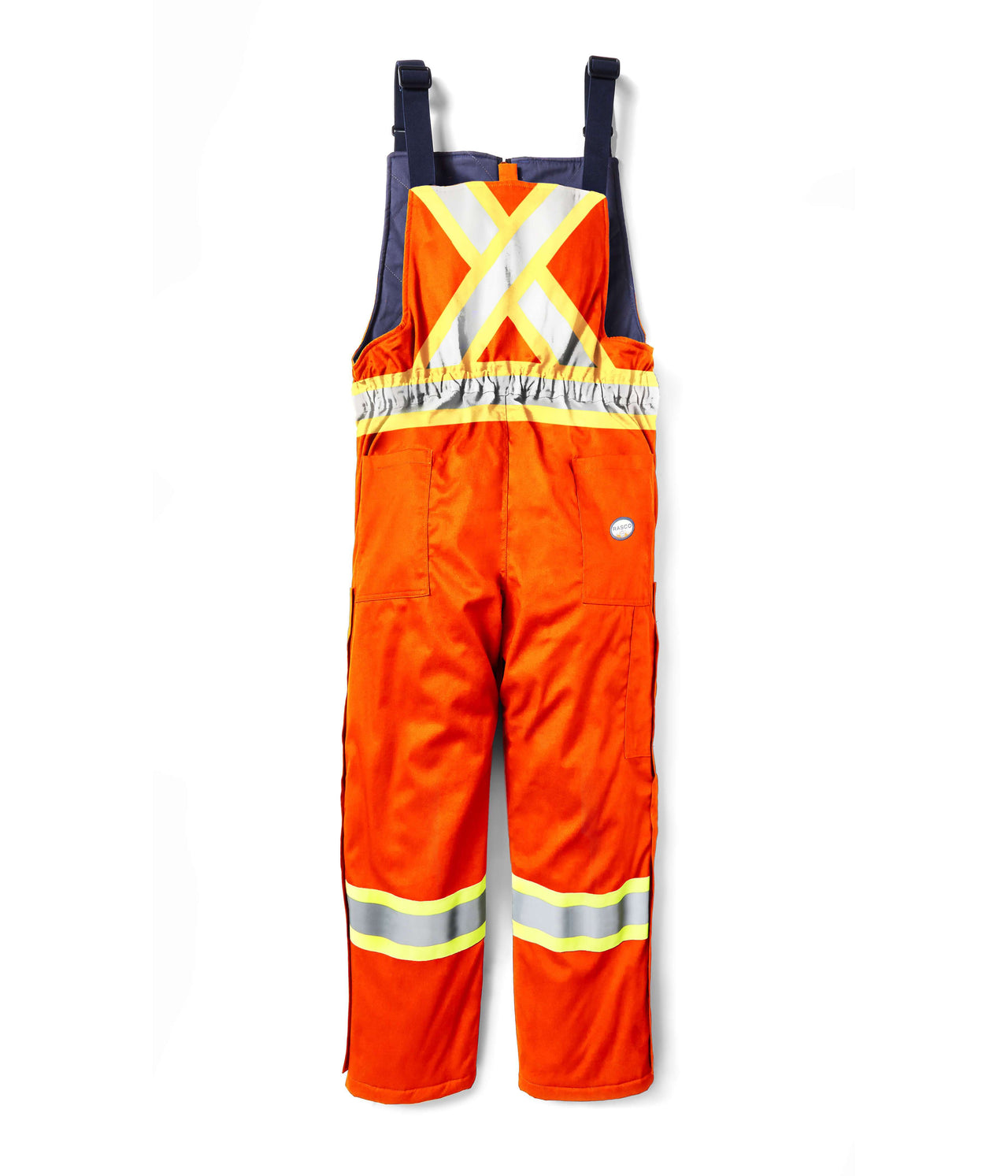 Rasco FR Hi Vis Orange Insulated Bib Overall with 4" Reflective Tape FR6706OH