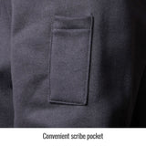 Black Stallion 12oz AR/FR Cotton Full-Zip Hooded Sweatshirt JF1331-BK