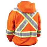 Black Stallion 12 oz. AR/FR Cotton Orange Zip up Hooded Sweatshirt JF1332-OR