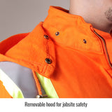 Black Stallion 12 oz. AR/FR Cotton Orange Zip up Hooded Sweatshirt JF1332-OR