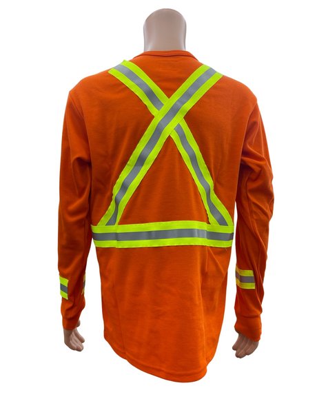 RWW FR Long Sleeve T-Shirt HI-VIS ORANGE