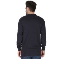 Thumbnail for Forge FR Navy Blue Henley Shirt MFHNLY-004-NAVY