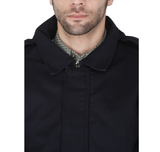 Men's Navy Forge FR Insulated Duck Jacket W/ Detachable Hood MFRIJDH