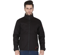 Thumbnail for Forge FR Men's Black Ripstop Jacket MFRTJ01-0038