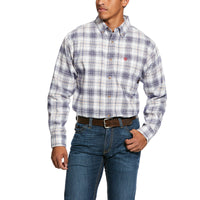 Thumbnail for Ariat FR Men's Foraker Plaid Work Shirt 10030327