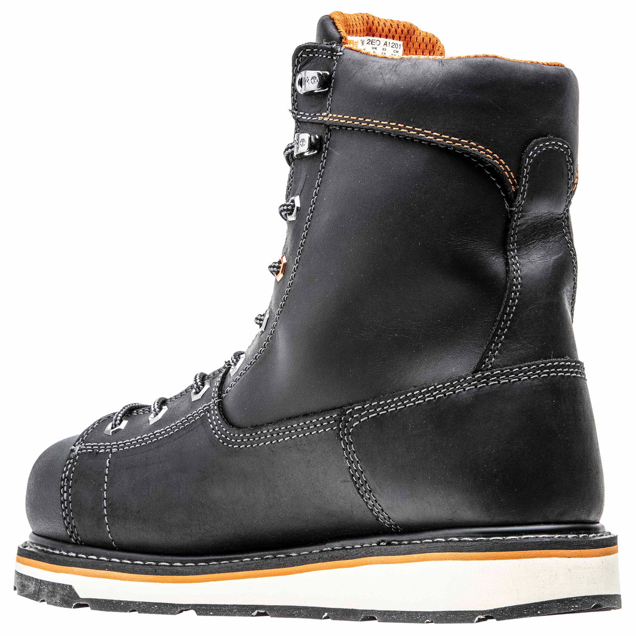Timberland Pro Men's 8" Gridworks Black CSA Alloy Toe Work Boots TB0A12EO001